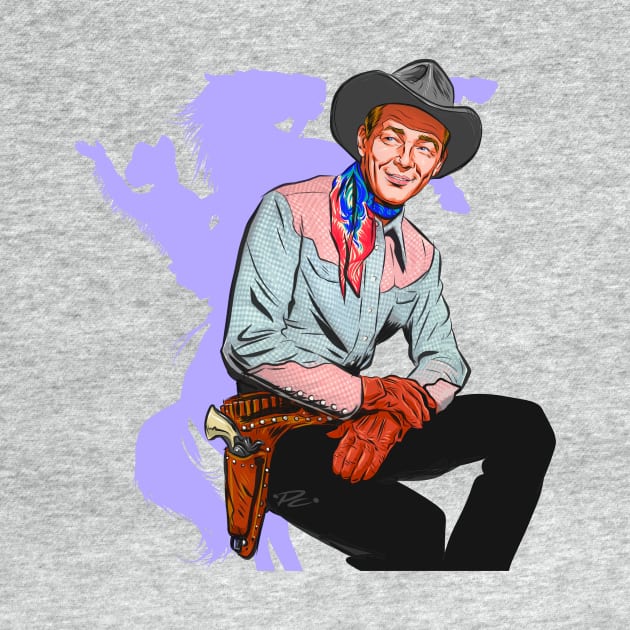 Roy Rogers - An illustration by Paul Cemmick by PLAYDIGITAL2020